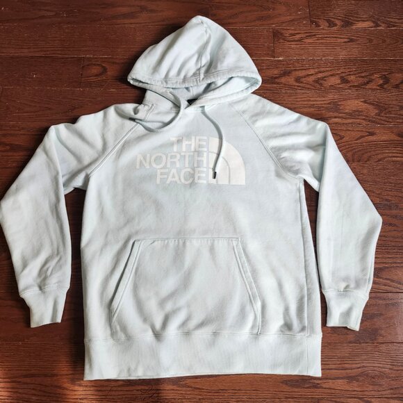 The North Face Tops - The North Face Women's Light Blue hoodie Size M Casual Warm Hiking Outdoor